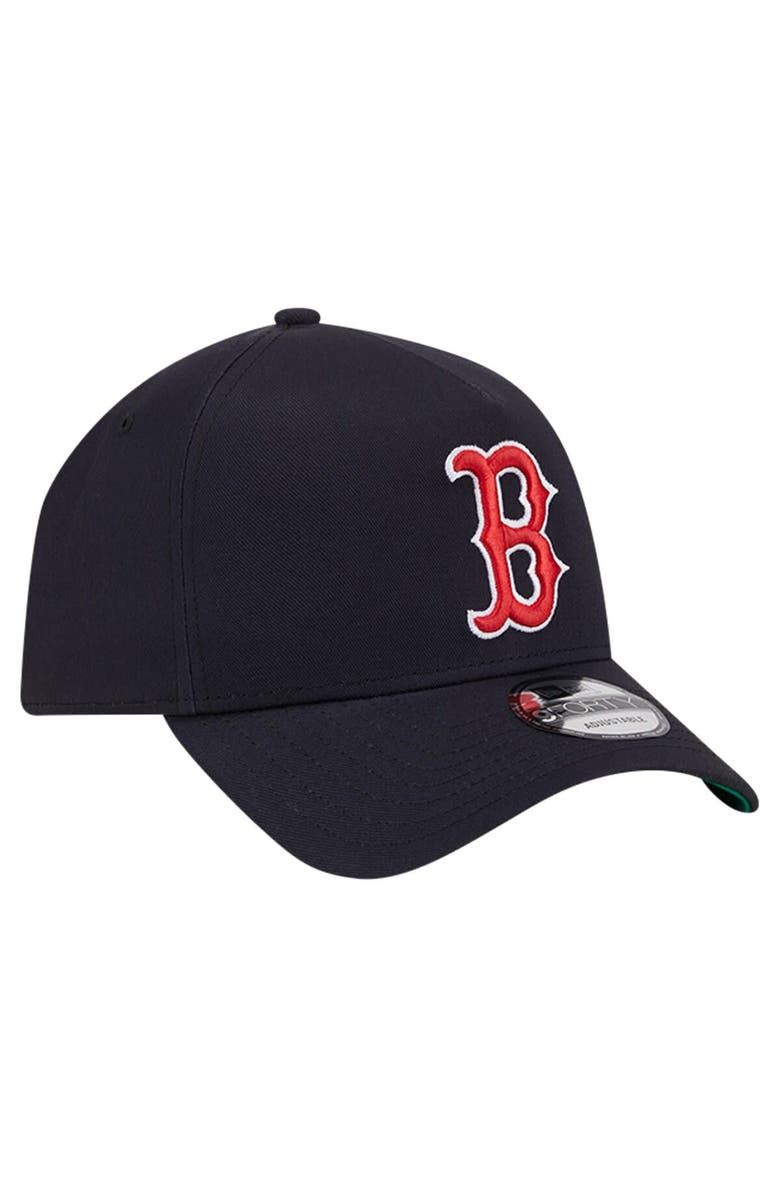 New Era Men's New Era Navy Boston Red Sox Team Color A-Frame 9FORTY Adjustable Hat, Alternate, color, Navy