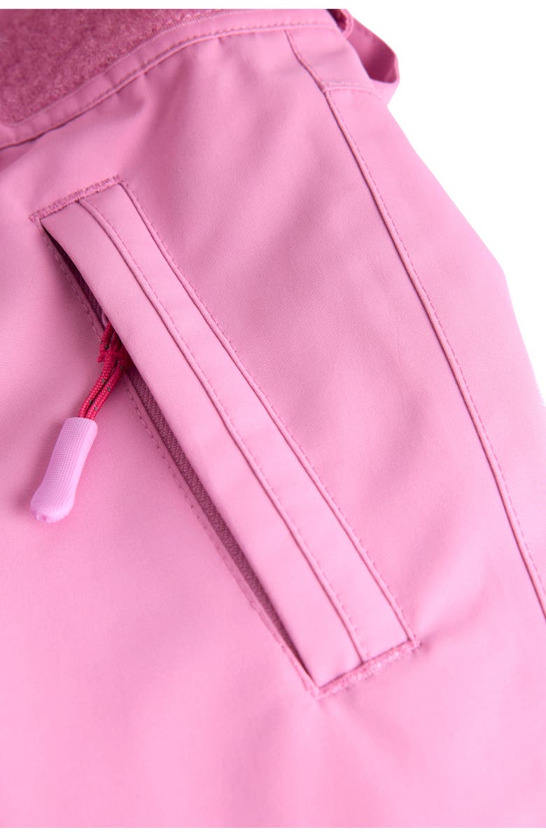 Mini Boden Kids' Waterproof Bib Snowsuit, Alternate, color, Pink