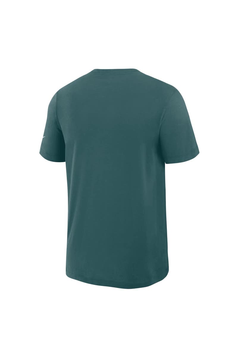 Nike Men's Nike Midnight Green Philadelphia Eagles Left End Run Slub Performance T-Shirt, Alternate, color, Green