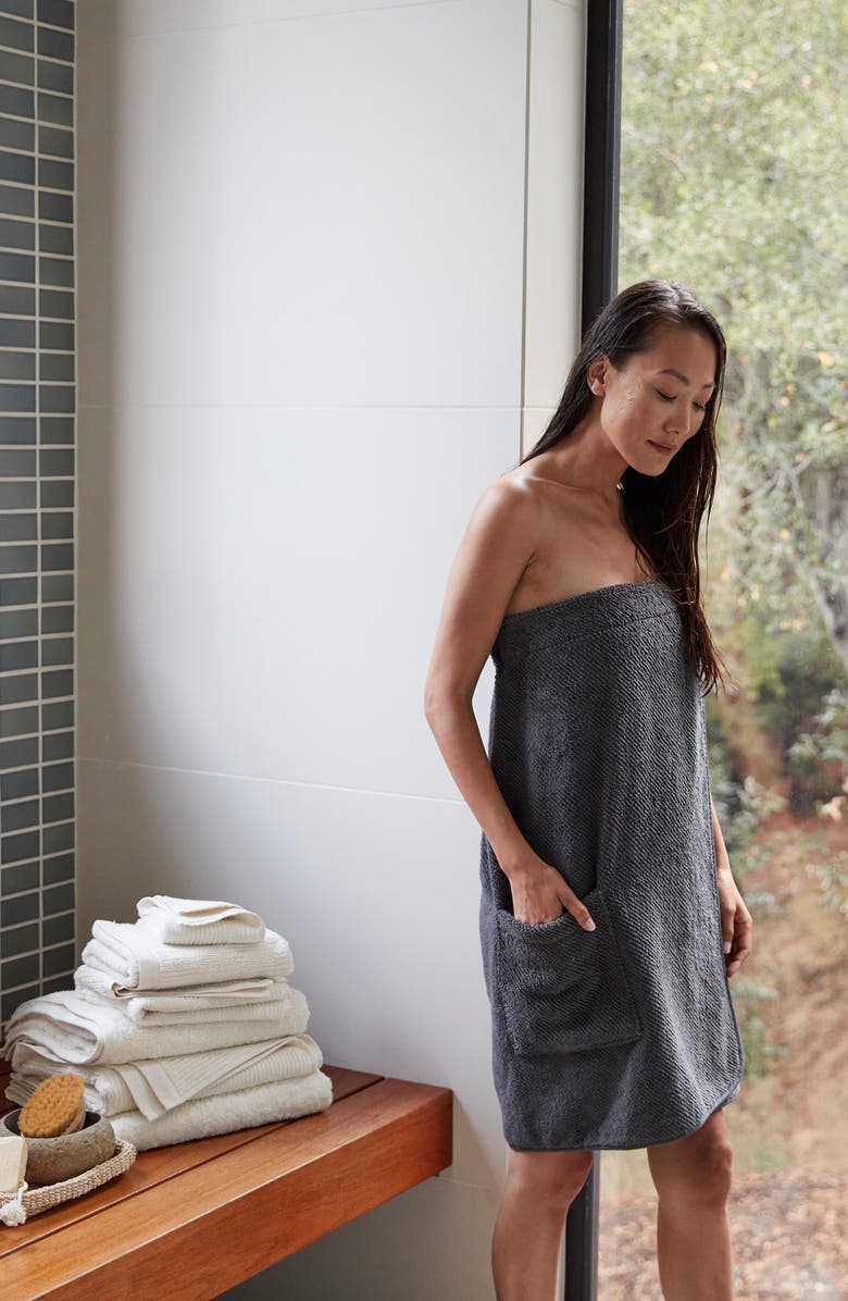 Coyuchi Air Weight<sup>™</sup> Organic Cotton Wrap, Alternate, color, Shadow