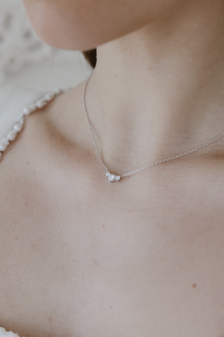 Capri Crystal Necklace, Alternate, color, Metallic Gold