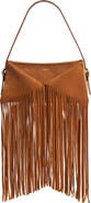 Coperni Belt Fringe Leather Baguette Bag