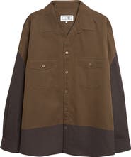MM6 Maison Margiela Colorblock Shirt Jacket