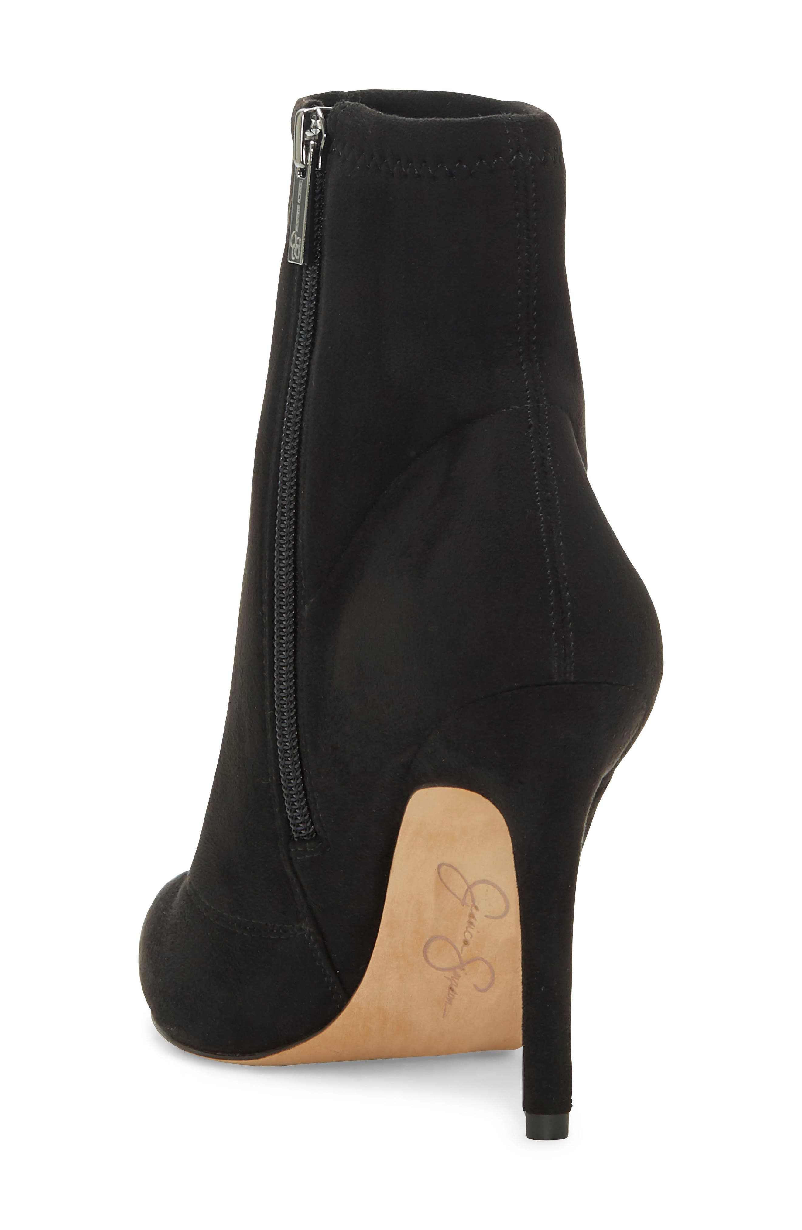 Lailra Pointed Toe Stiletto Boot, Alternate, color, BLACK SUEDE