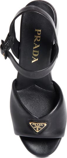 Prada Logo Platform Sandal (Women) | Nordstrom