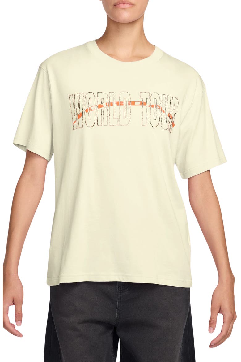 World Tour Cotton Graphic T-Shirt, Main, color, 133 SAIL