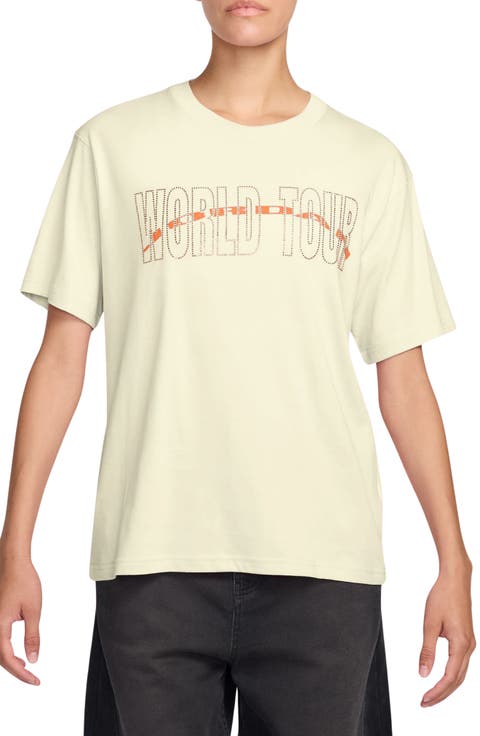 World Tour Cotton Graphic T-Shirt