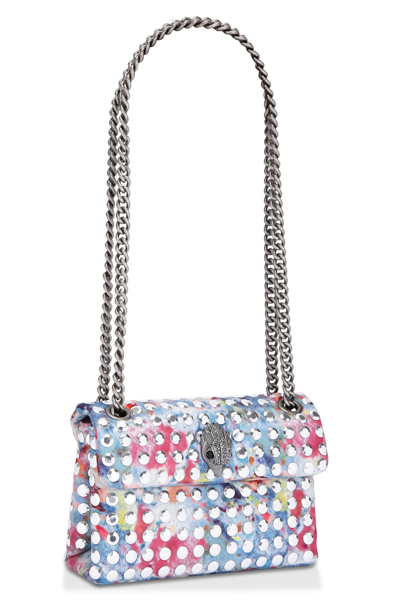 Kurt Geiger London Mini Kensington Sequin Fabric Convertible Crossbody Bag, Alternate, color, 