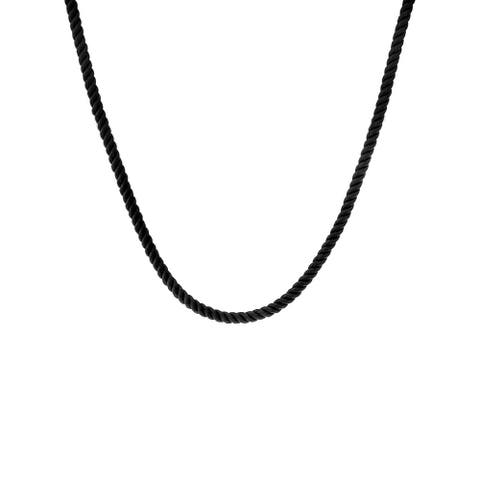 Colored Twisted Cotton Rope Necklace