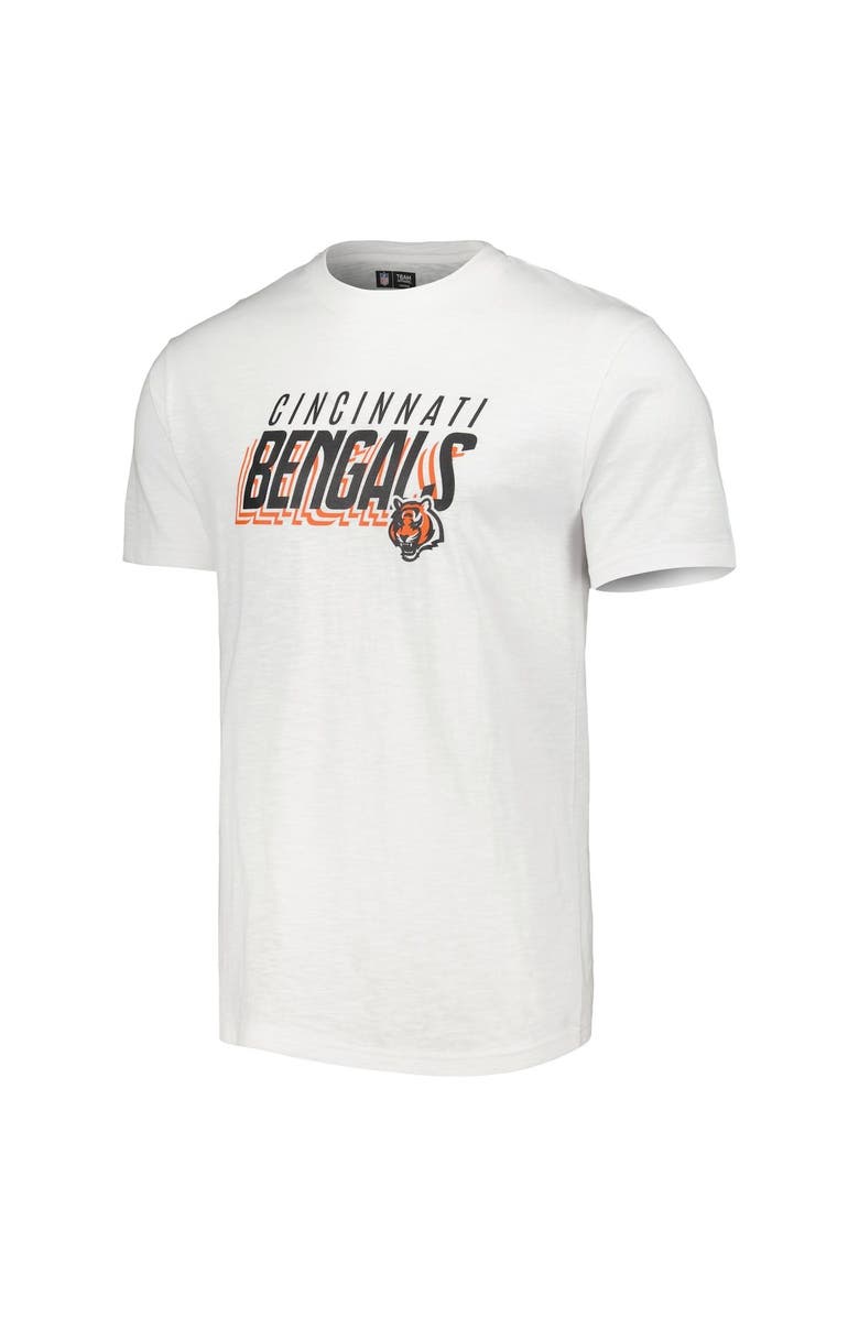 CONCEPTS SPORT Men's Concepts Sport Charcoal/White Cincinnati Bengals Downfield T-Shirt & Shorts Sleep Set, Alternate, color,
