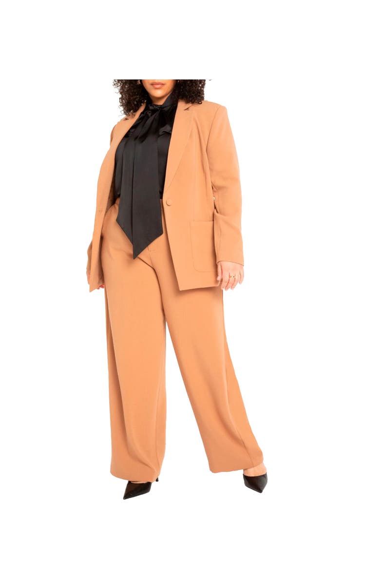 ELOQUII The 365 Semi Stretch Straight Leg Pant, Main, color, 