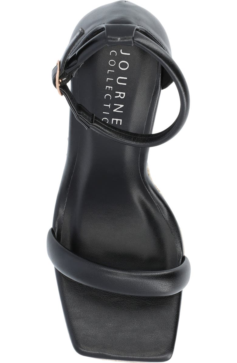 Journee Collection Olesia Espadrille Wedge Platform Sandal, Alternate, color,