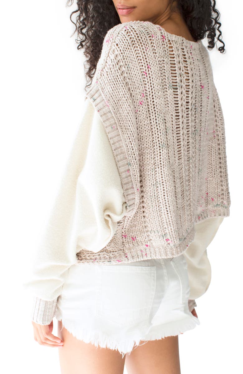 Free People Honey Cable Pullover, Alternate, color, 
