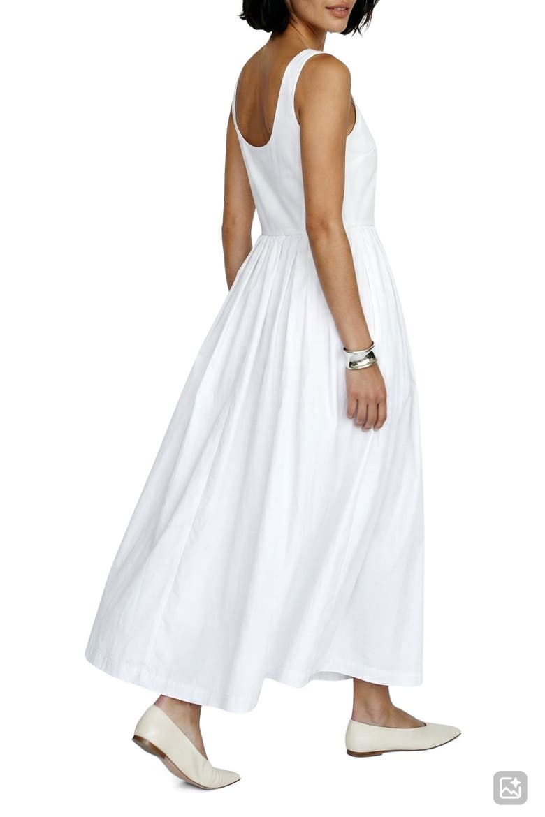 Amane Reversible U-Neck Midi Dress, Alternate, color, CLOUD DANCER