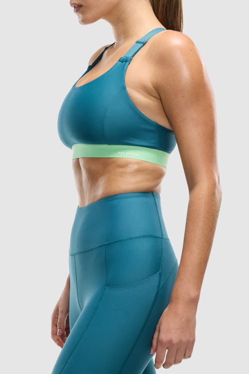 Peloton Enhanced Support Racerback Bra In Black