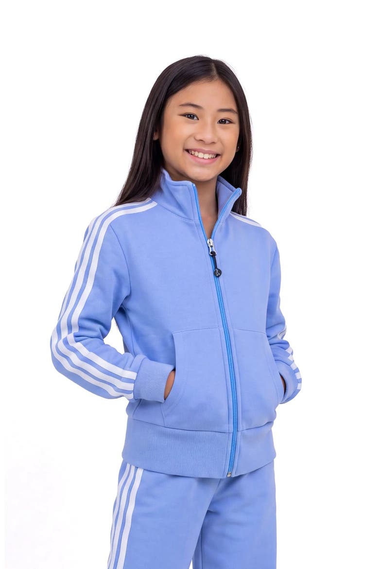 Misha Zip-up Track Jacket  Perwinkle, Alternate, color, Purple