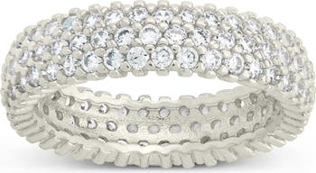 Jolene Cubic Zirconia Rainbow Eternity Ring