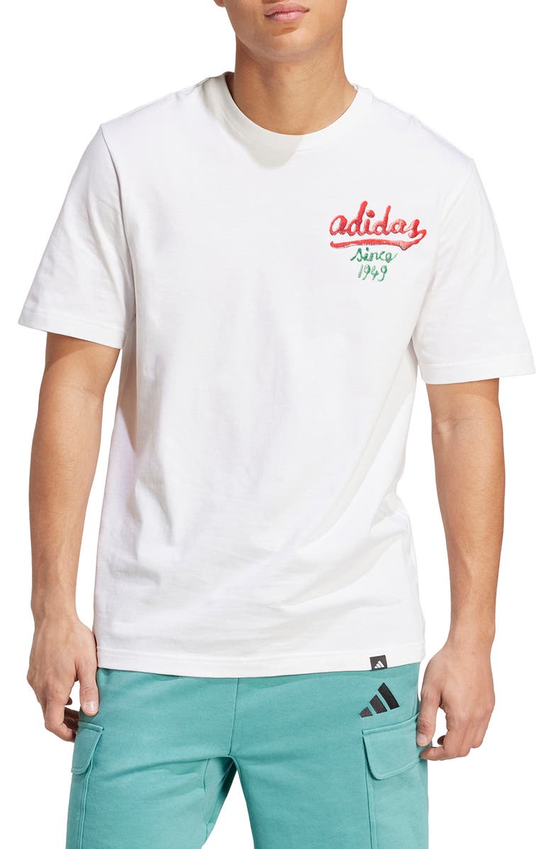 adidas Food Sauce Cotton Graphic T-Shirt, Main, color, 