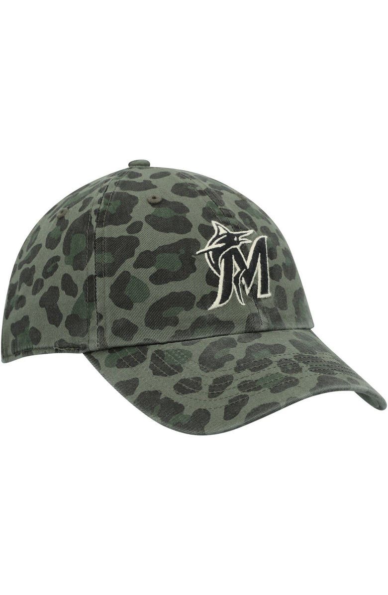 '47 Women's '47 Green Miami Marlins Bagheera Clean Up Adjustable Hat, Alternate, color, Green