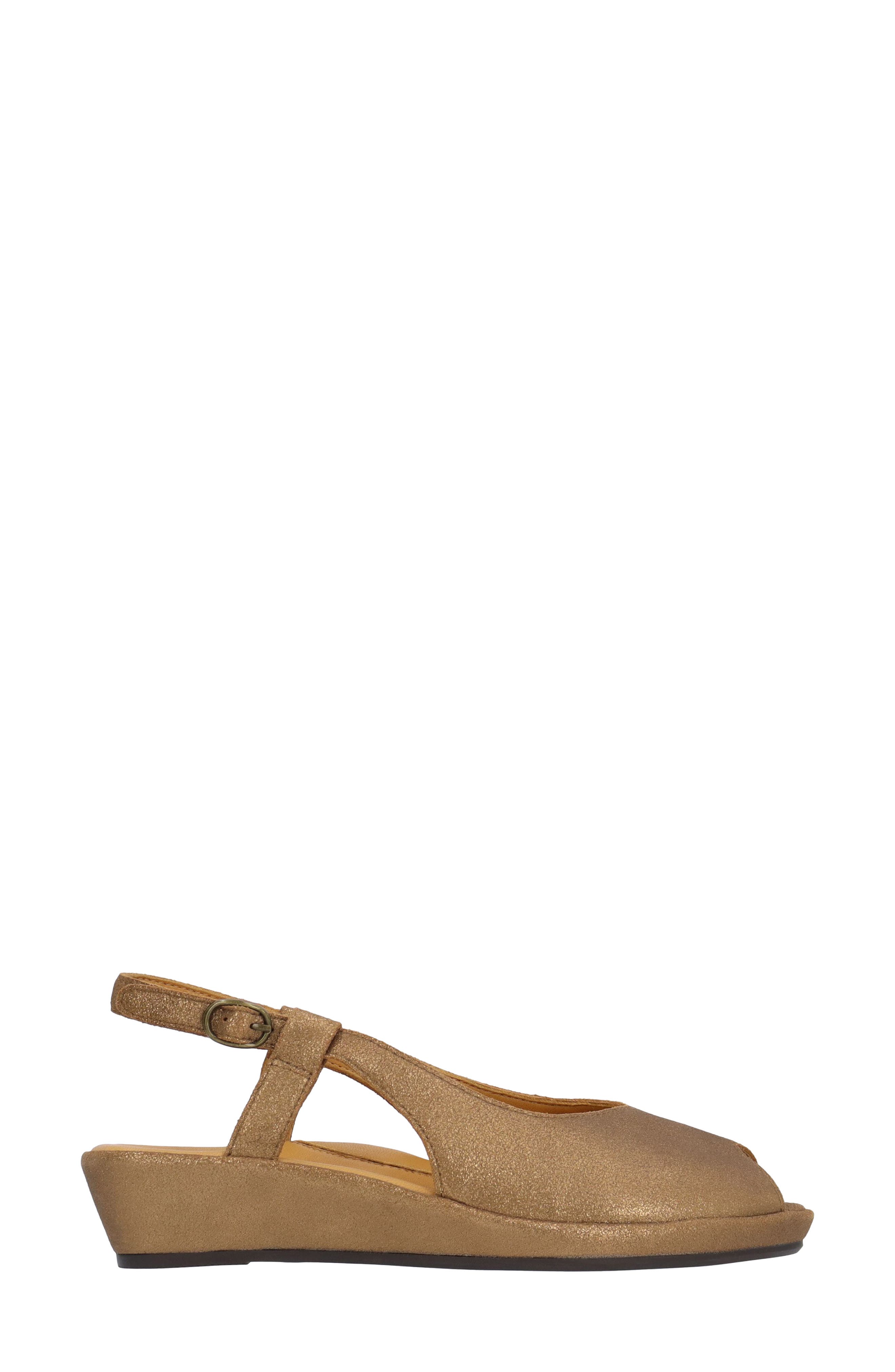 Brisella Slingback Sandal, Alternate, color, BRONZE