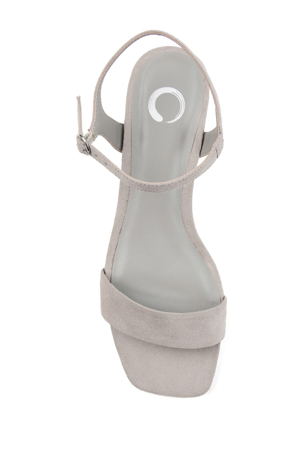 Journee Collection JOURNEE Beyla Open Toe Sandal, Alternate, color, Grey