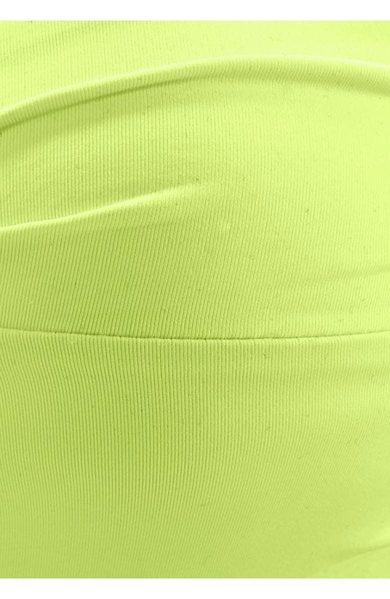 LASCANA Twist Bandeau Bikini Top Size 34D, Alternate, color, Bright Green