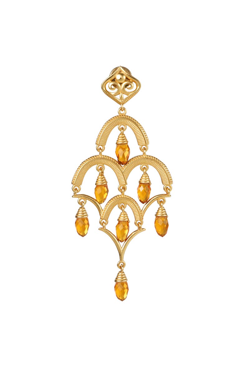 RC RETRO CHIC Celestial Waltz Tassel Earrings, Alternate, color, Gold & Yellow