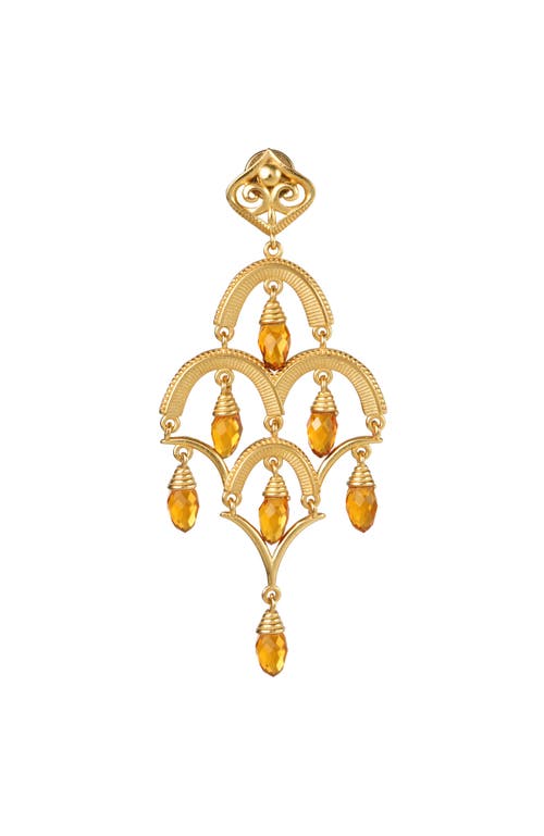 Rc Retro Chic Celestial Waltz Tassel Earrings In Gold