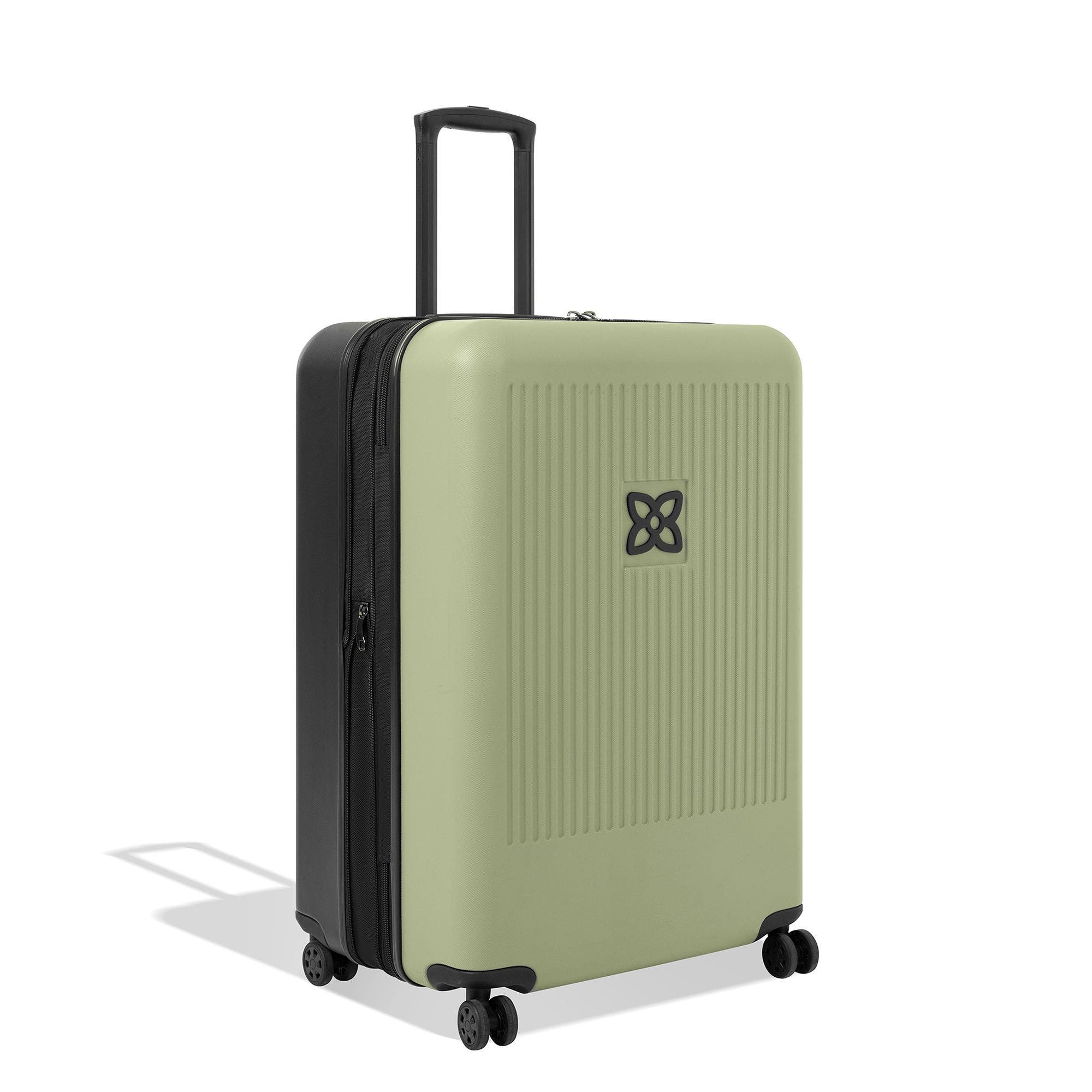 Sherpani Meridian 29 Inch Large Checked Travel Hardside Luggage, Alternate, color, Sage