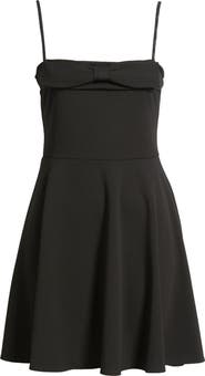 Jump Apparel Bow Front Sleeveless Minidress