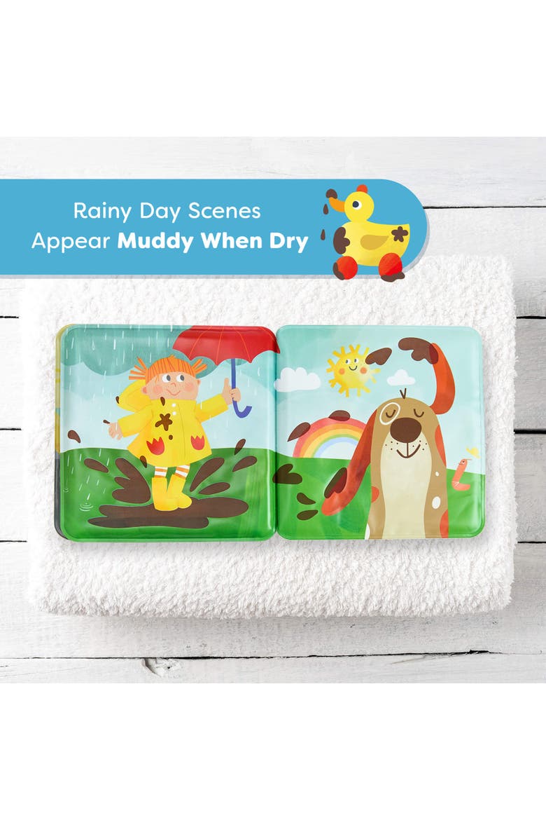 Magic Muddy Day Color Changing Bath Book, Alternate, color, Red Multi