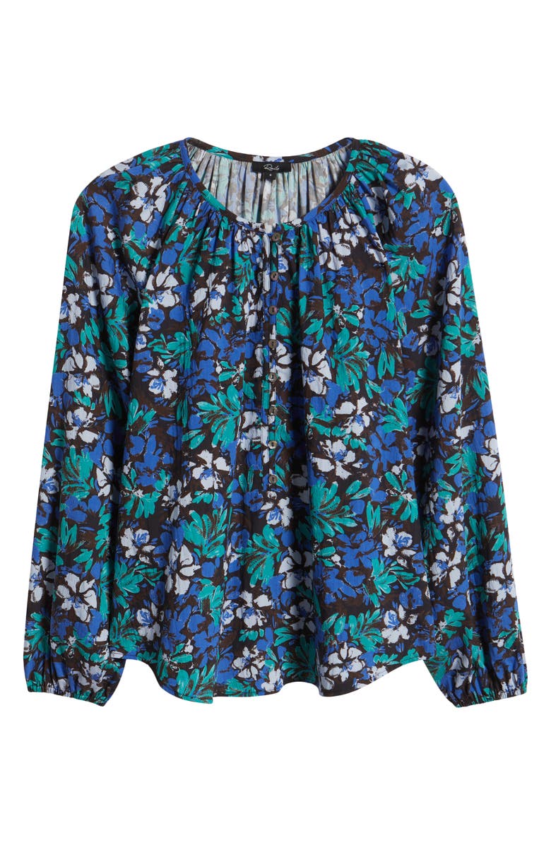 Rails Indi Floral Top, Alternate, color, Meadowlark