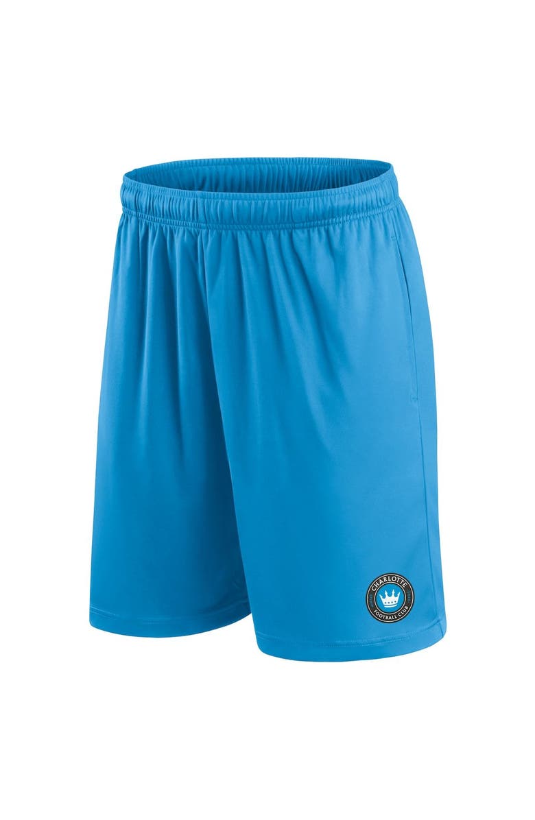 FANATICS Men's Fanatics Branded Blue Charlotte FC Primary Team Logo Shorts, Alternate, color, 