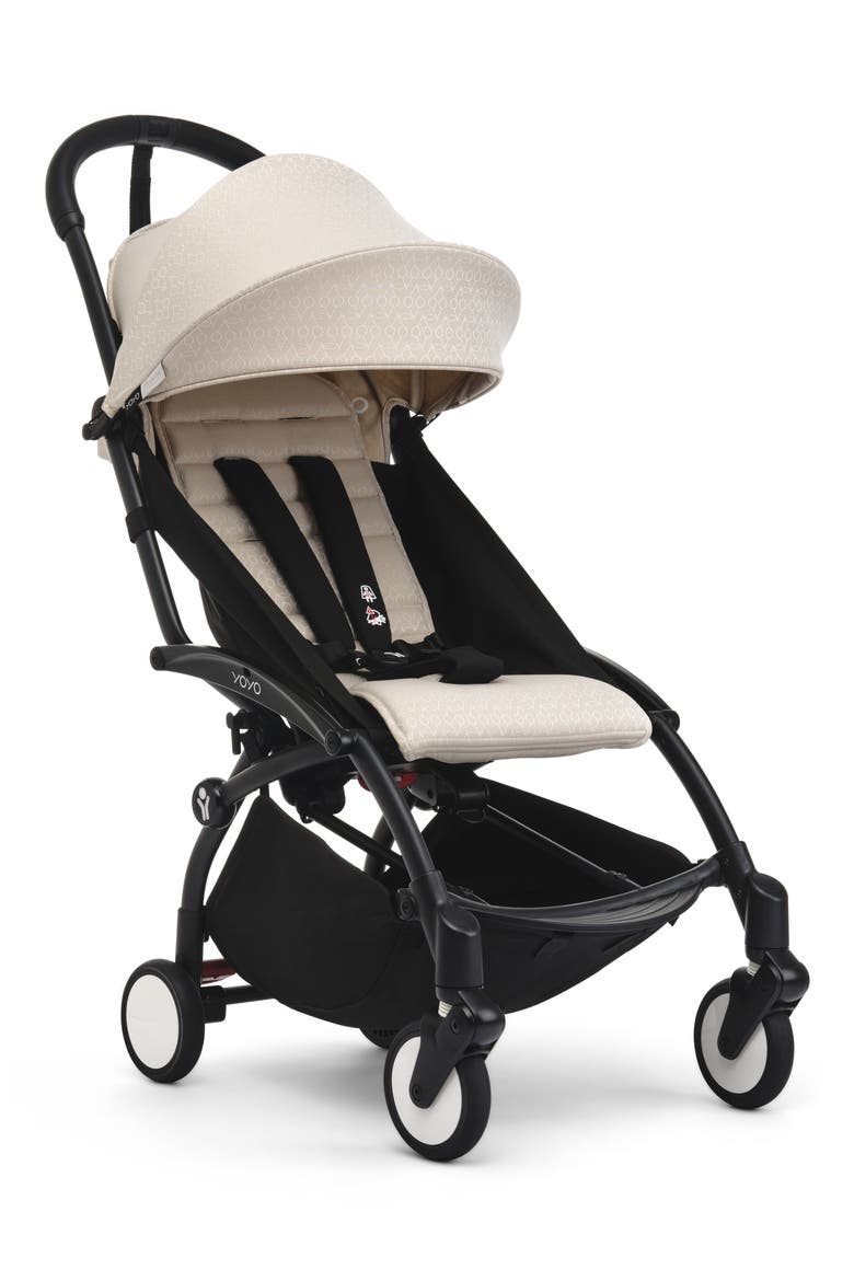 x Bonpoint 6+ YOYO² Stroller Seat Cushion & Extended Canopy, Main, color, BONPOINT BEIGE