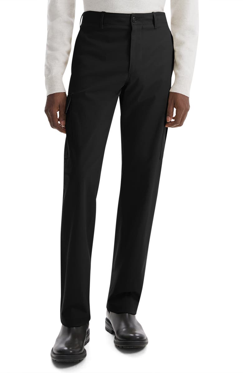 Theory Marvel Straight Leg Pants, Main, color, Black