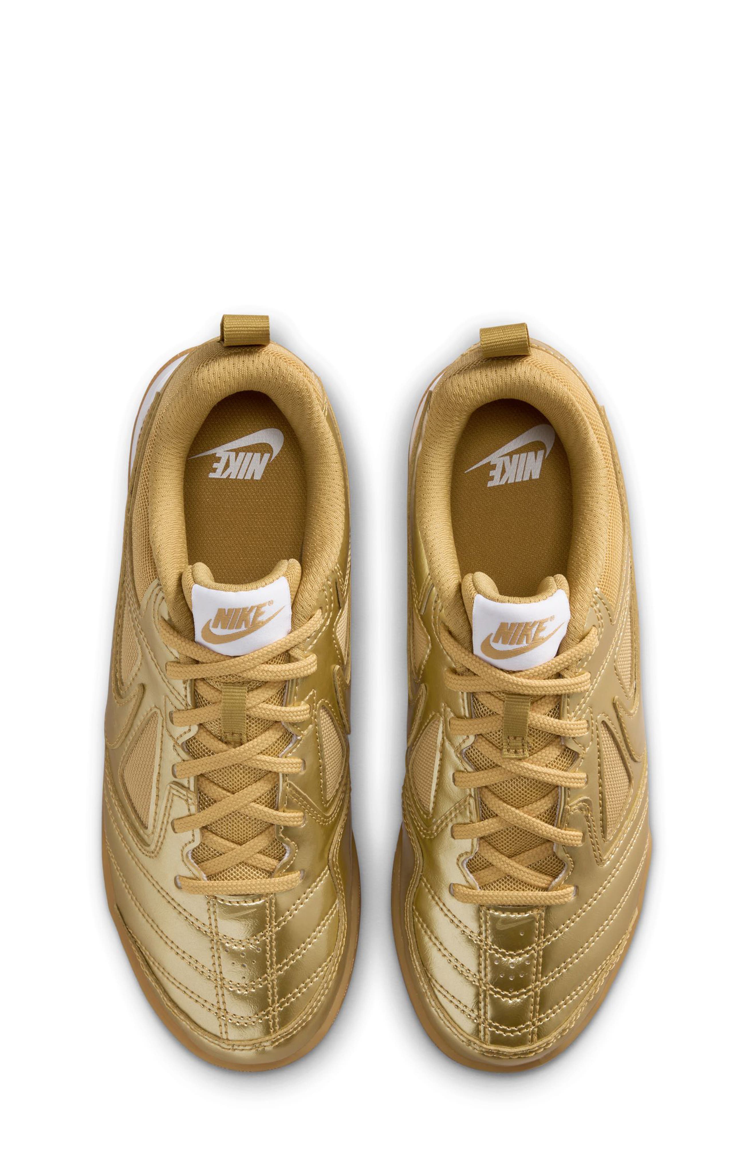 Nike Kids' Gato LV8 Soccer Sneaker, Alternate, color, Gold