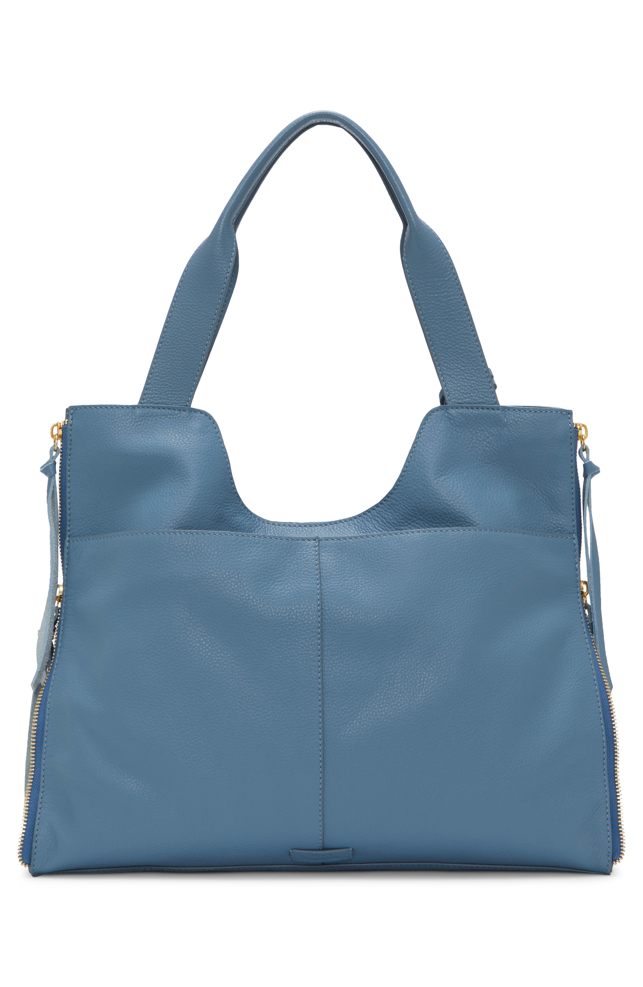 Vince Camuto Corla Leather Tote, Alternate, color, Blue