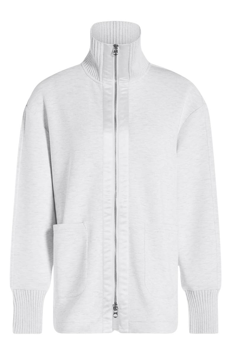 Varley Niamh Knit Zip Jacket, Alternate, color, Ivory Marl