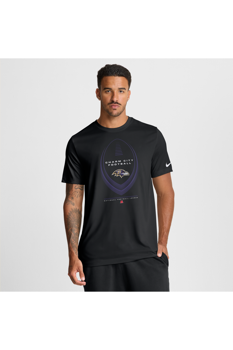Men's Nike Black Baltimore Ravens Legend Icon Dri-FIT T-Shirt, Main, color, Black