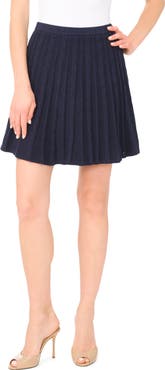 Ted Baker Cable Stitch Pointelle Sweater Miniskirt