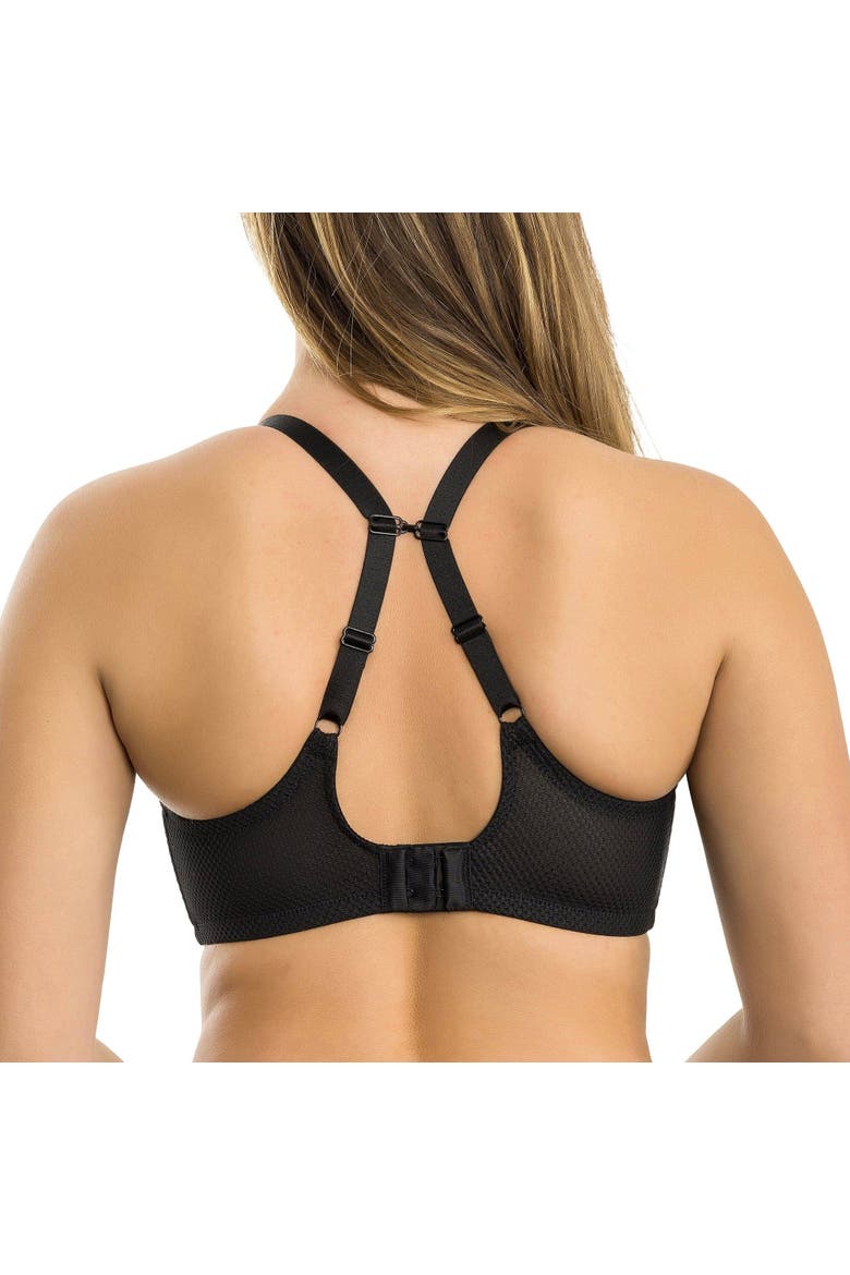 Luxlacy Full Coverage Sweetheart Unlined Wire Bra, Alternate, color, Black