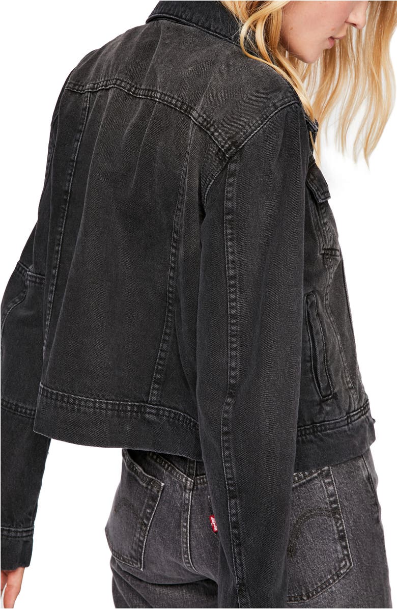 Free People We the Free Rumors Denim Jacket, Alternate, color,