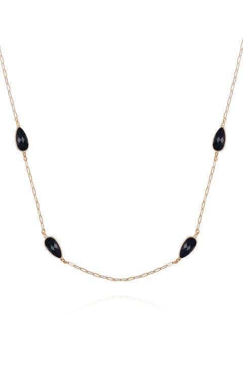 Oval Station Necklace