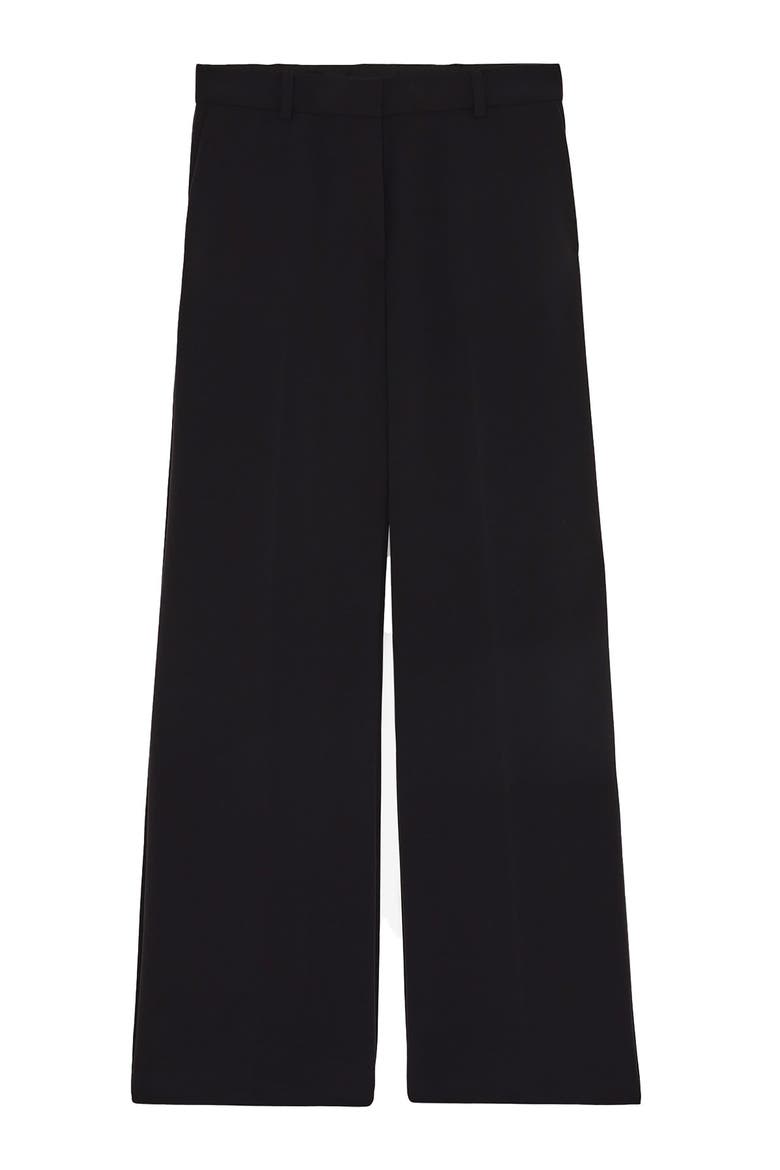 Palazzo Trousers, Alternate, color, Black