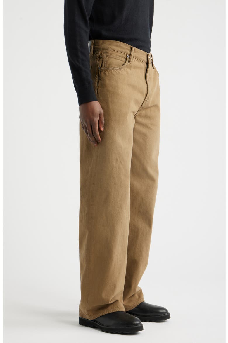 Lenny Straight Leg Jeans, Alternate, color, KHAKI BROWN
