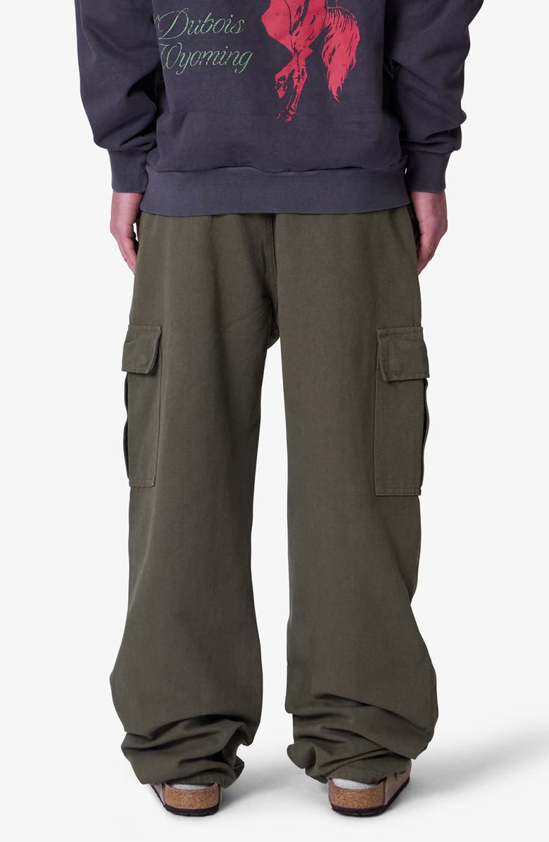 mnml Ultra Baggy Cargo Pants, Alternate, color, Olive