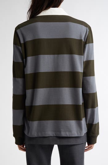 Tシャツ・カットソー Palomawool Women's Rugby Polo Style Shirt TD6702-120 rugby-stripe-polo-t-shirt.jpg?