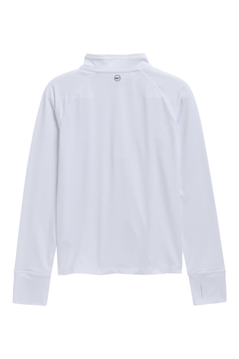 Island Time Raglan Sleeve Quarter Zip Sweatshirt, Alternate, color, WHITE CAP