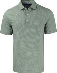 Cutter & Buck Forge Double Stripe Recycled Blend Polo