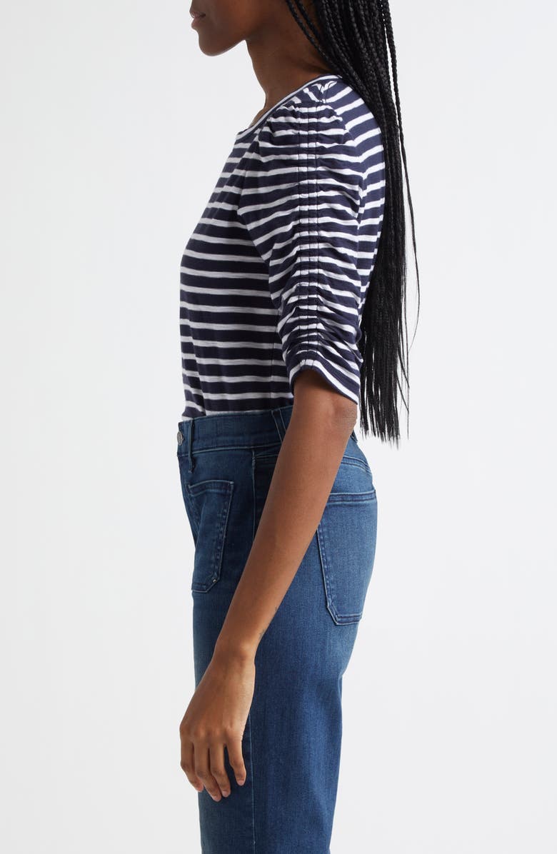 Veronica Beard Waldorf Stripe T-Shirt, Alternate, color, 